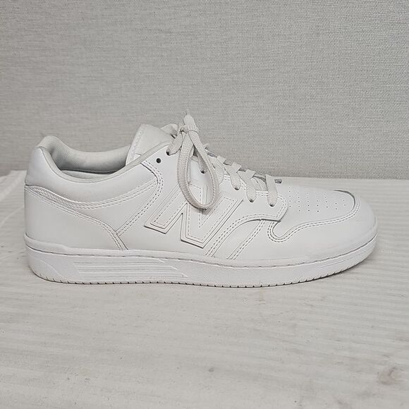 NEW BALANCE 480 TRIPLE WHITE MENS SNEAKERS BFPM-06-087 - Picture 6 of 13